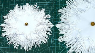 Low Budget Christmas Decor  How to Make Paper SnowflakesChristmas DecorationsDIY Christmas crafts [upl. by Merceer]