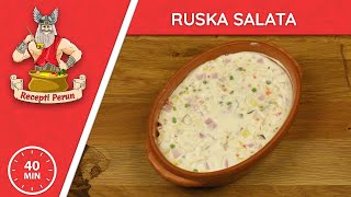 Ruska Salata  Recepti Perun [upl. by Sacha]