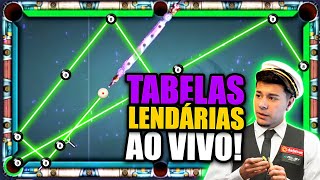 SÓ JOGADA LENDÁRIA AS MELHORES TABELAS EM LIVE DO GAMESOFT PLAYS 8 BALL POOL [upl. by Aisatsan]