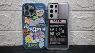 Blackpink Casetify cases for iPhone 13 Pro Max and Galaxy S21 Ultra unboxing [upl. by Oirelav]