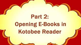 Installing and Using Kotobee Reader [upl. by Jennifer]