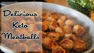 Low Carb Italian Meatball Recipe [upl. by Attenat352]