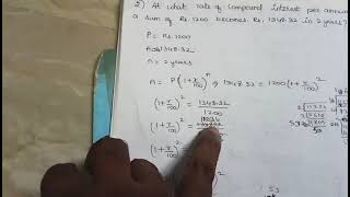 Business Mathematics and Statistics Compound Interest246E3B [upl. by Mcclary]