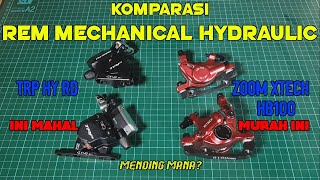 Zoom Xtech HB 100 vs TRP HY RD Mechanical Hydraulic Brake Set [upl. by Hsizan]