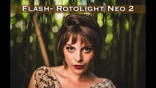 How to Use Flash with the Rotolight Neo 2 and Illuminator Modifier with Jason Lanier Bamboo Forest [upl. by Faustena]