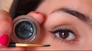 How To Apply Gel Eyeliner Brushes Tips and More [upl. by Chelsae717]