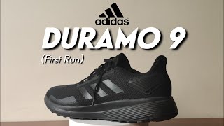 Adidas Duramo 9 first run  Adidas Low Budget [upl. by Marcoux]