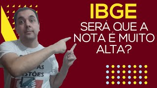 NOTA DE CORTE CONCURSO IBGE [upl. by Estevan]