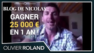 Comment Nicolas a gagné 25 000 euros en un an avec son blog Blogueur Pro [upl. by Werdma666]