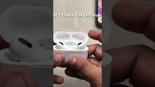 Check AirPods pro Real or Fake With Flashlight Unboxingg360 [upl. by Akitan960]