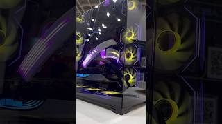 All glass PC case World reveal from Lian Li at computex the Evo VISION pcbuild gaming pc [upl. by Kerk]