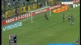 Boca Juniors 0 San Lorenzo 3 Clausura 2007 Los goles [upl. by Anilok]