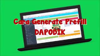 Cara Generate Prefill Dapodik [upl. by Laro]