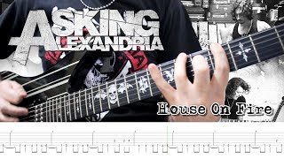 Asking Alexandria  House On Fire Guitar Cover  TABS [upl. by Mairem]