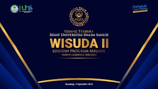 WISUDA II UNIVERSITAS HALIM SANUSI BANDUNG TAHUN 2024 [upl. by Akinahs703]