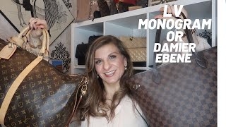 LV MONOGRAM OR DAMIER EBENEPROS AND CONS [upl. by Aleacim]