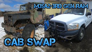 BODY SWAP 06 RAM AND A 1950S M35A2 GET MARRIED  CAB SWAP [upl. by Tenenbaum90]