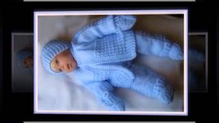 Hand Knitted baby Layette Christening Pram sets baby cardigan and hat set preemie sets [upl. by Adnovaj]