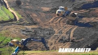 Volvo EC380 amp A30F  VINCI  RN7 Villeuneuve sur allier 03 [upl. by Yreva19]