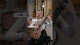 FORBIDDEN RIFF 😈 on classical guitar ⛔️BANNED from Siccas Guitars Alexandra Whittingham shorts [upl. by Enelrae]