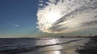 Morgens um 9 Uhr am Strand von Heringsdorf auf der Insel Usedom 01102013  UsedomFotografiede [upl. by Esilrac833]