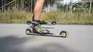 SkirollerRollski NORDICX Premiumline Skate made in Germany [upl. by Kristen159]