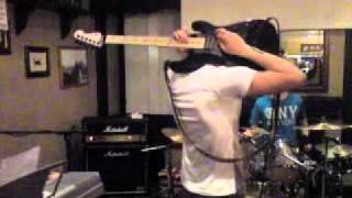 Freebird Guitar Solo Behind Head  Dan Llewellyn Freefall  lynyrd skynyrd Cover [upl. by Sid]