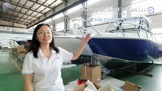 Gospel Boat 25ft Profisher Aluminum Fishing Boat for Sale Australia fishingvessel boat boats [upl. by Iarised]