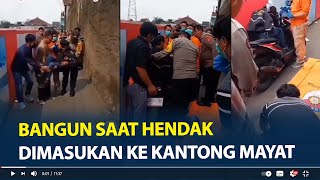 Viral Ojol Dikira Meninggal Saat Hendak Dimasukan ke Kantong Mayat Ternyata Hanya Tertidur [upl. by Annatsirhc]