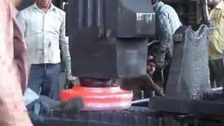 Open Die Forging of Steel Flange [upl. by Shanney]