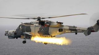 Royal Navys Wildcat Helicopter successfully test fires Martlet lightweight missile [upl. by Cornew]