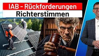 Photovoltaik  Finanzgerichte amp Richterstimmen zur Rückgängigmachung von Investitionsabzugsbeträgen [upl. by Anemolif581]