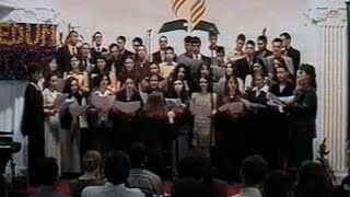 Omladinski hor iz Beograda  Slavite svi ime Gospoda svog 2001 4k remaster [upl. by Ylicic]