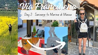 Experience Sarzana To Marina Di Massa A 23km 4K Journey On Via Francigena  Hike the Camino [upl. by Pillow606]