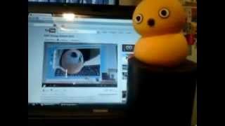 My EDF ENERGY Mascot Dancing to the TV Ad on tv lol [upl. by Quigley]