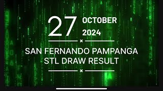 3rd Draw STL Pampanga October 27 2024 Sunday [upl. by Anawaj]