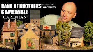 Band of Brothers Spieltisch Carentan  Tabletop Geländebau Stadtplatte [upl. by Valente808]