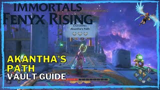 Immortals Fenyx Rising  Akanthas Path Guide Vault Guide [upl. by Groeg]