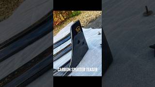 Carbon Splitter Teaser  Vehicle Revolution carbonfiber carbon jaguar carmods [upl. by Allecsirp]