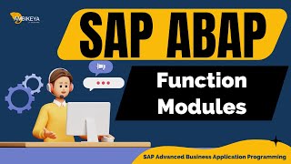 Function Modules in SAP ABAP  Best SAP ABAP Training  Ambikeya [upl. by Yziar]