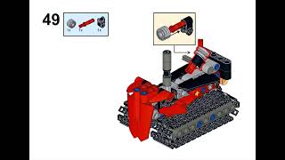 Lego 42148 Alternate Build Tractor [upl. by Dnaleel]