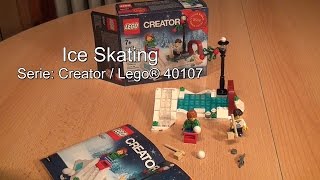 Test LEGO Ice Skating Set 40107 Creator [upl. by Eibocaj375]