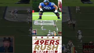 Possible 49ers CenterTackle Graham Baton out of Duke nfl 49ers nfldraft [upl. by Erida208]