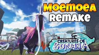 Moemoea Remake quotShowcasequot  Creatures Of Sonaria [upl. by Atiuqehc]