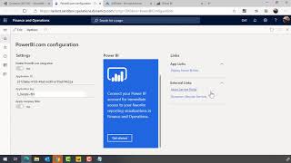 Dynamics 365 FO Configure Power BI in a CloudHosted Environment [upl. by Barna221]