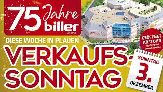 Verkaufsoffener Sonntag am 03 Dezember 2023 bei Biller in Plauen [upl. by Kial341]