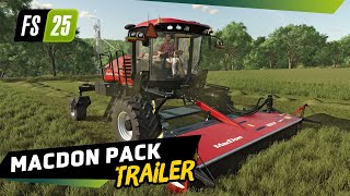 Farming Simulator 25  MacDon Pack Trailer [upl. by Maddi]