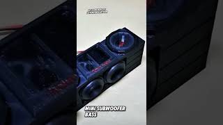 Mini subwoofer bass caraudio [upl. by Tandi845]