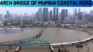 Bowstring Arch Bridge of Mumbai Coastal Road Project  Rare Paul [upl. by Intosh993]