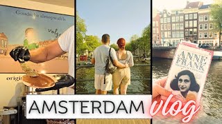 Amsterdam VLOG 2024 🇳🇱  Red Light District  Anne Frank Museum amp Canal Boat Ride [upl. by Llerryt]